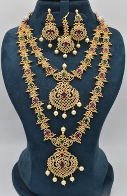 gvg Alloy Gold-plated Multicolor Jewellery Set(Pack of 4)