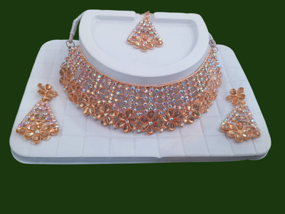 RIGHT CHOICE Alloy Gold-plated Gold Jewellery Set(Pack of 3)