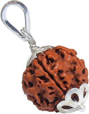 Beautum ORIGINAL(NEPALI) 5 MUKHI RUDRAKSHA Wood Pendant