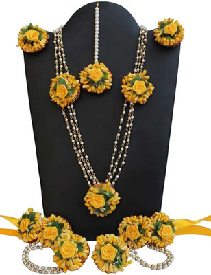 BHAVYUR ART & CRAFT Fabric Multicolor Jewellery Set(Pack of 1)