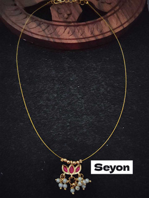 Seyon enterprises Alloy Gold-plated Multicolor Jewellery Set(Pack of 1)