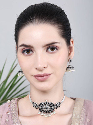 Opus Gems Alloy Black Jewellery Set(Pack of 1)