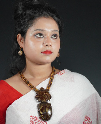 Organic Alankaar Metal Brown Jewellery Set(Pack of 1)