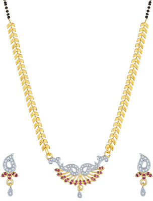 AADITA Alloy Gold-plated Gold Jewellery Set(Pack of 1)