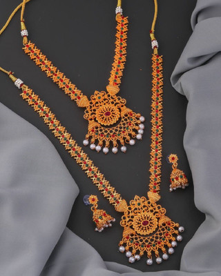 Radian Alloy Gold-plated Gold Jewellery Set(Pack of 1)