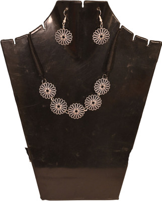 A S enterprize Oxidised Silver Multicolor Jewellery Set(Pack of 1)