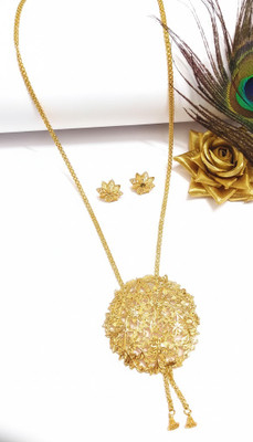 Sarthak creations Alloy Gold Jewellery Set(Pack of 2)