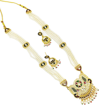 Sdr Fashion Alloy Gold-plated Multicolor Jewellery Set(Pack of 1)