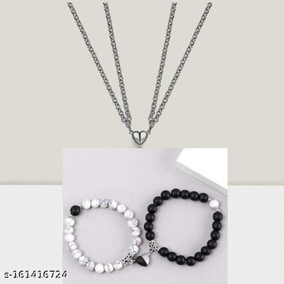 ROOTWAVE Sterling Silver, Stainless Steel Sterling Silver Silver Jewellery Set(Pack of 2)