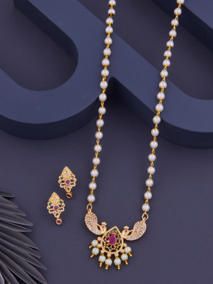 TONOLIKA JEWELLERY Alloy Gold-plated Gold Jewellery Set(Pack of 1)