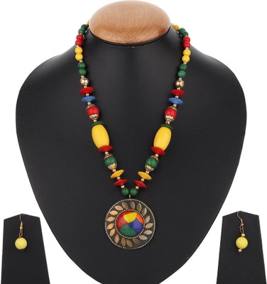 creative group Alloy Gold-plated Multicolor Jewellery Set(Pack of 1)
