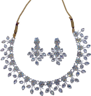 joy of jewels Alloy Silver Jewellery Set(Pack of 1)