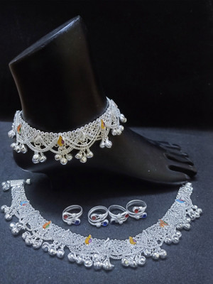 SONU SELECT Alloy Silver Jewellery Set(Pack of 1)