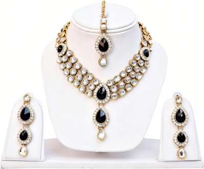 RAUNAK CREATION Alloy Black Jewellery Set(Pack of 1)