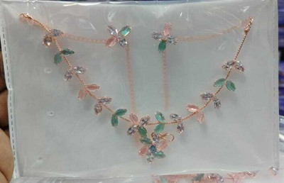 RAHUL TRADERS Alloy Rose Gold Jewellery Set(Pack of 2)