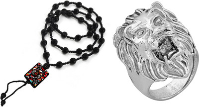KINGSTYLEIMPEX Dori, Alloy Black, Silver Jewellery Set(Pack of 1)