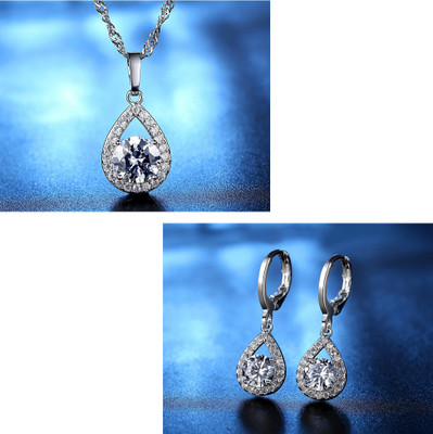 MYKI Stainless Steel Silver Silver Jewellery Set(Pack of 1)