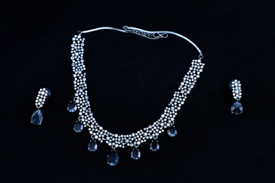 LUSTRA Sterling Silver Silver Jewellery Set(Pack of 1)