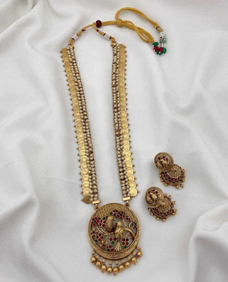Shilpa Creation Brass Green, Red Jewellery Set(Pack of 1)