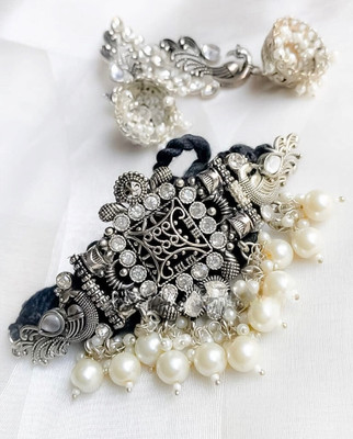 Luckshay creations Alloy White Jewellery Set(Pack of 1)