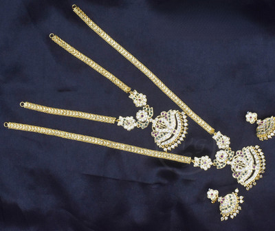 gvg Alloy Gold-plated Multicolor Jewellery Set(Pack of 4)