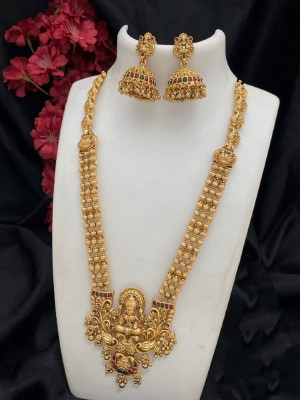 KEYMAX Alloy Gold-plated Gold Jewellery Set(Pack of 1)