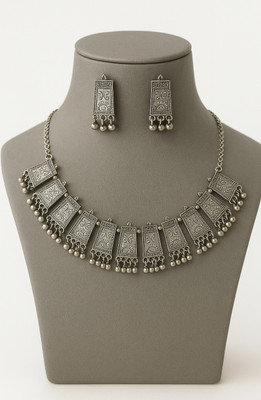 Radhe vibes Metal Sterling Silver, Silver Silver Jewellery Set(Pack of 3)