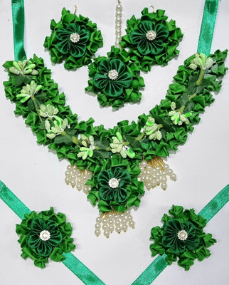 ALL DAY 365 Fabric Green Jewellery Set(Pack of 1)