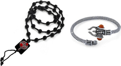 KINGSTYLEIMPEX Dori, Alloy Black, Silver Jewellery Set(Pack of 1)
