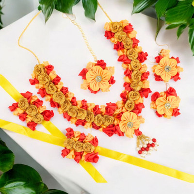 Ruhi Fabric Multicolor Jewellery Set(Pack of 1)