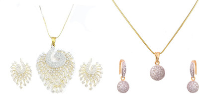 Velvet Jewelz Alloy Multicolor Jewellery Set(Pack of 2)