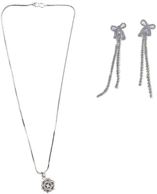 SRK Fashions Stone Silver, Silver Jewellery Set(Pack of 1)