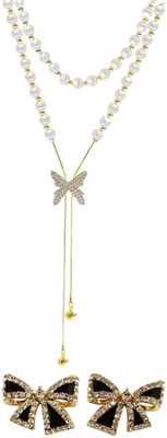 Opus Gems Stone Gold, Black Jewellery Set(Pack of 1)