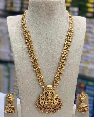 FALLALERY Alloy Gold-plated Gold Jewellery Set(Pack of 1)