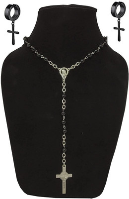 SGM Alloy Black, Silver Jewellery Set(Pack of 1)