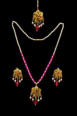 BHIMJI ENTERPRISE Brass Gold Jewellery Set(Pack of 1)
