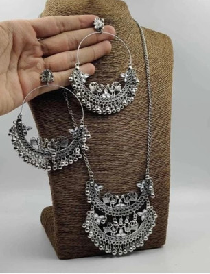 Samridhi DC Alloy Silver Jewellery Set(Pack of 3)