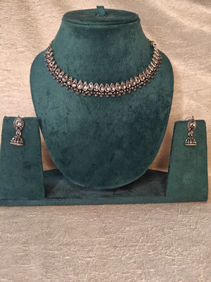 miru Alloy Silver Jewellery Set(Pack of 1)