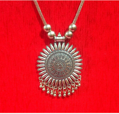 Maity Mitra Brass Silver Silver Jewellery Set(Pack of 1)