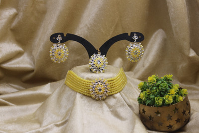 PingBling Alloy Gold-plated Yellow Jewellery Set(Pack of 1)