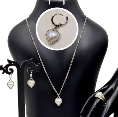 zhome Alloy Gold-plated Silver Jewellery Set(Pack of 1)