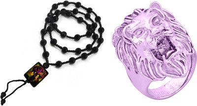 KINGSTYLEIMPEX Dori, Alloy Black, Purple Jewellery Set(Pack of 1)