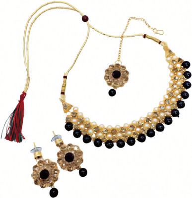 RAUNAK CREATION Alloy Black Jewellery Set(Pack of 1)