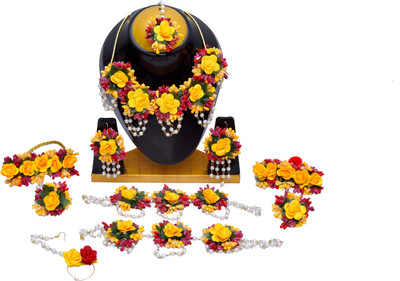Mansi Collection Fabric Multicolor Jewellery Set(Pack of 1)