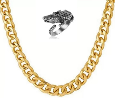 Vedansh Brass, Sterling Silver Sterling Silver, Gold-plated Silver, Gold Jewellery Set(Pack of 2)