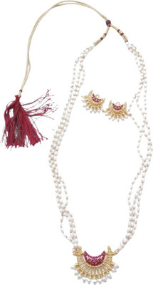 ZODIC FASHION Stone White Jewellery Set(Pack of 1)