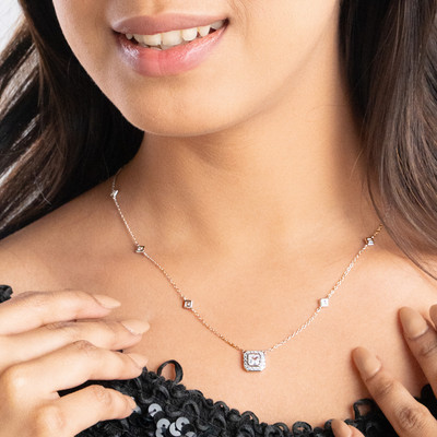 Shiyara JEWELLS Sterling Silver Rhodium White Jewellery Set(Pack of 1)