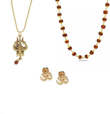 Juneja Enterprises Metal Gold Jewellery Set(Pack of 1)