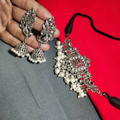 Shiv Alloy Silver Silver Jewellery Set(Pack of 1)