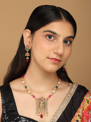 Orangenysha Copper Gold-plated Multicolor Jewellery Set(Pack of 3)